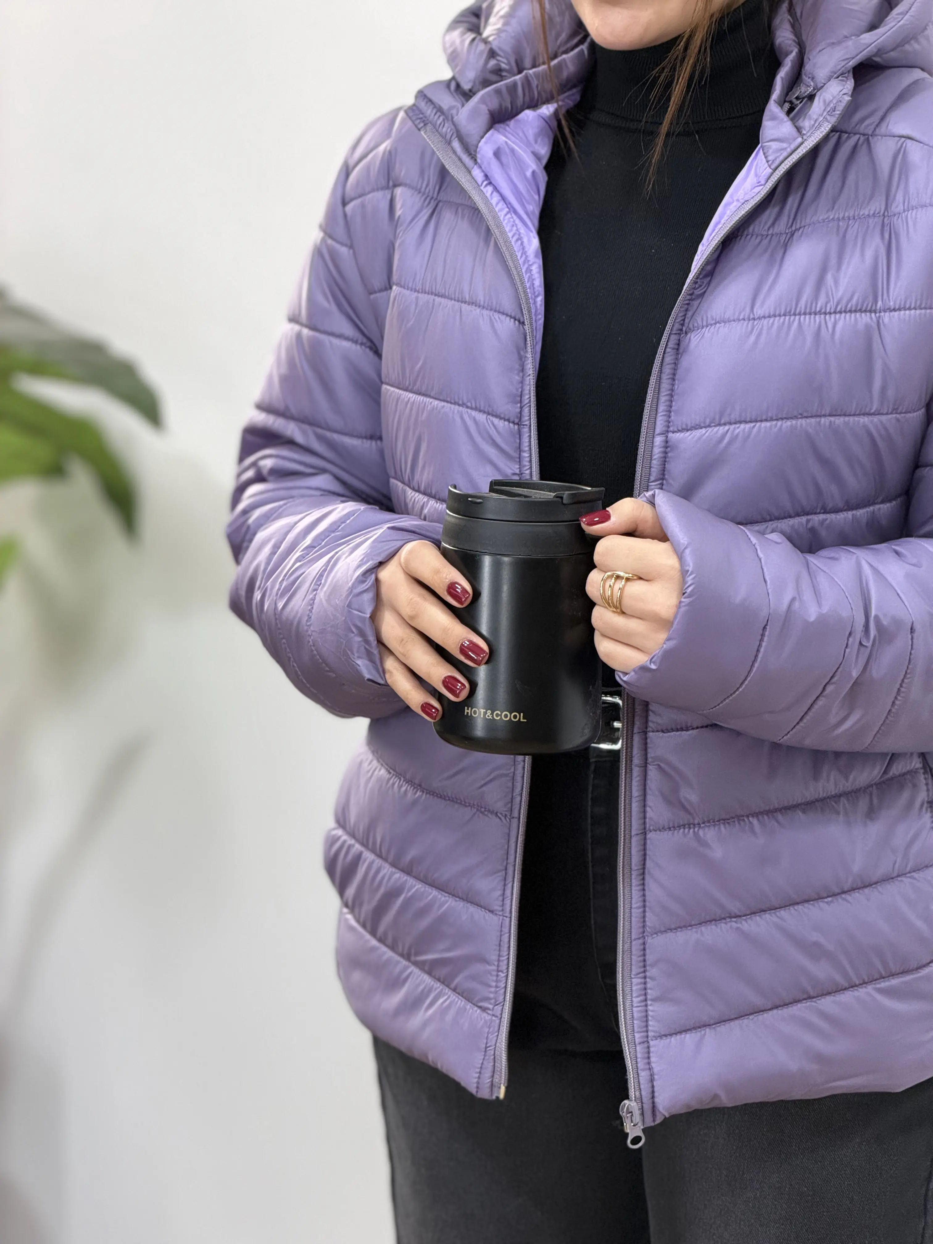 کاپشن زنانه کلاهدار الهه 1